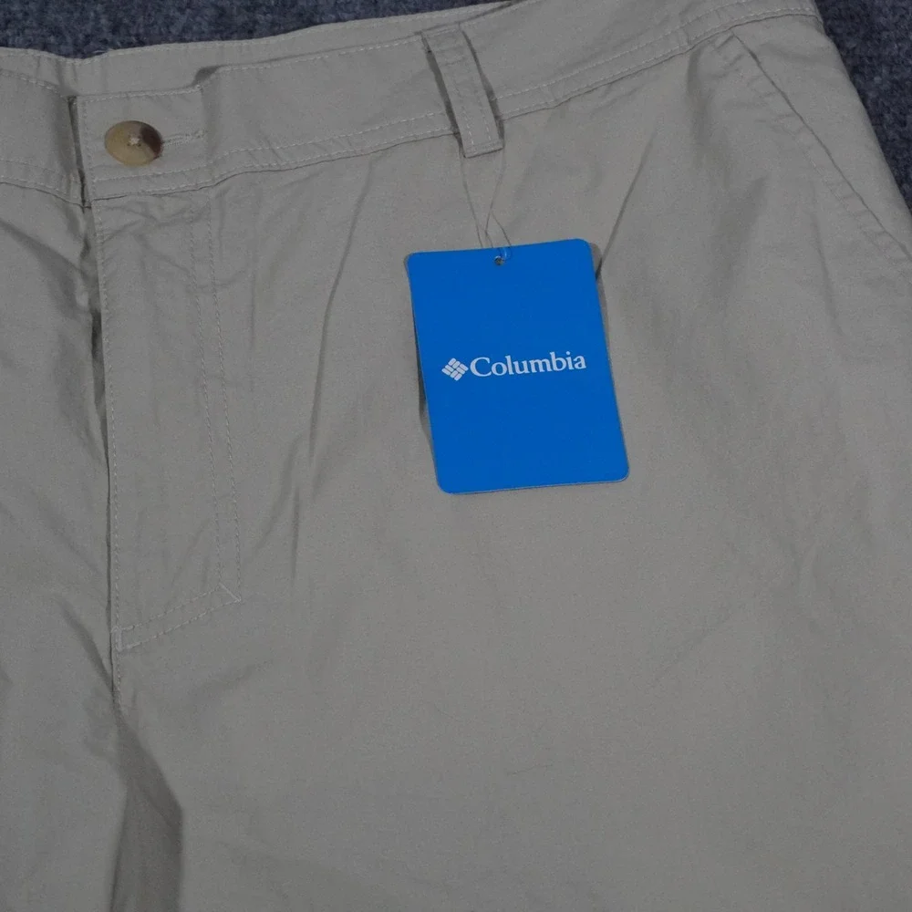 Columbia Mens‎ 40 Regular Beige Casual Chino Shorts Comfort Outdoor New